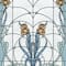 Designs Direct Floral Stained Glass Flower Wallpaper